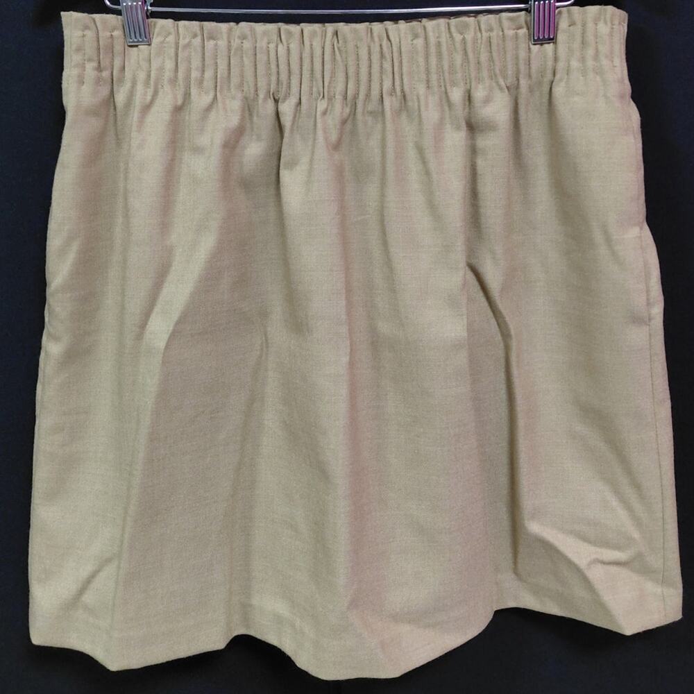 J.Crew Wool Blend Skirt Beige Solid Lined Women Size 12